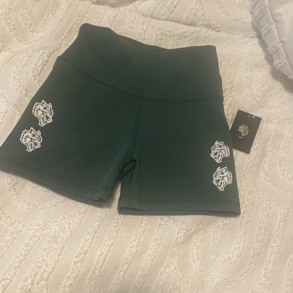 NWT Darc Sport Quad Pump Shorts in Emerald - Picture 2 of 3